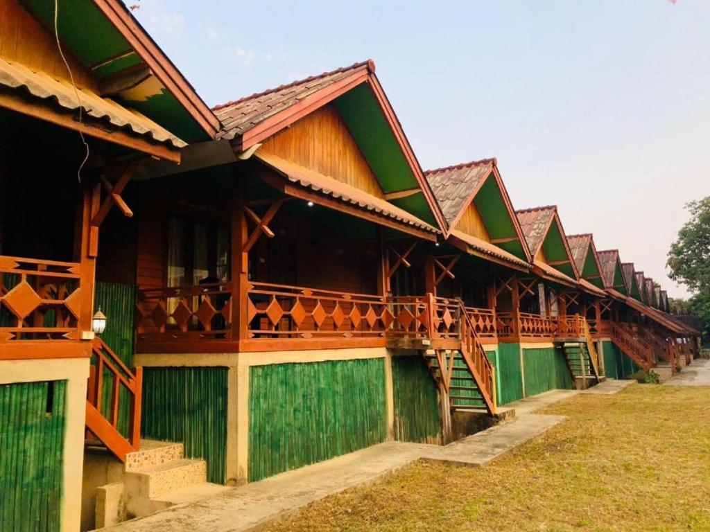 Bungalows Le Jardin Vangvieng Vang Vieng Dış mekan fotoğraf